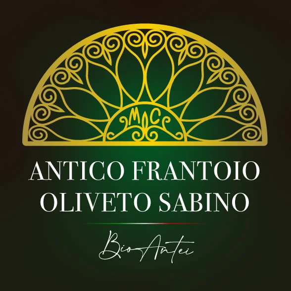 Logo-Frantoio-Social Antico Frantoio di Oliveto Sabino di Azienda Agricola Biologica Mauro Antei
per la vendita di olio extra vergine di oliva Bio Sabina DOP